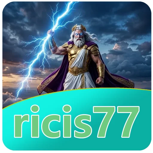 Pratinjau antarmuka aplikasi ricis77 setelah akun aktif